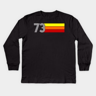 Retro 1973 Styleuniversal Kids Long Sleeve T-Shirt